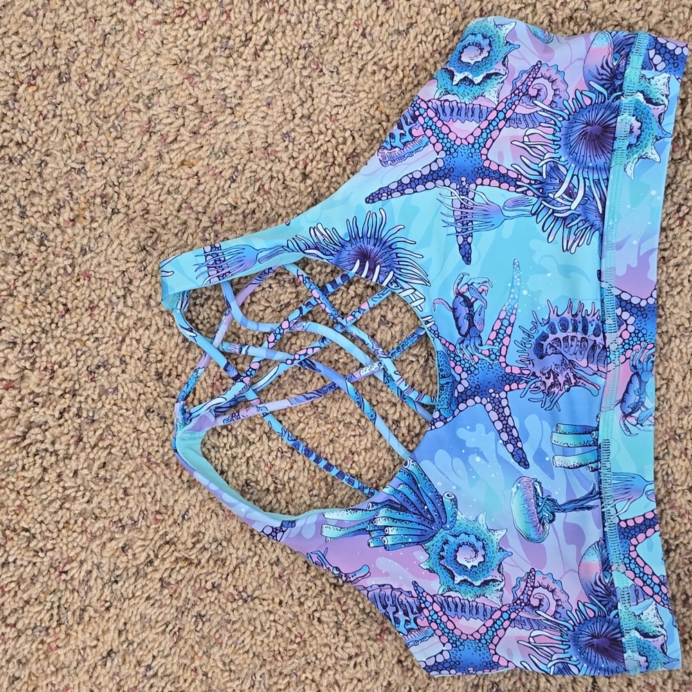 Constantly Varied Gear Seas The Day Butterfly Back Bra Large